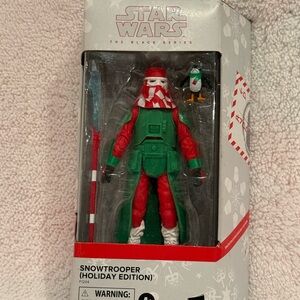 Star Wars Holiday Edition Snowtrooper Action Figure - Red and Green